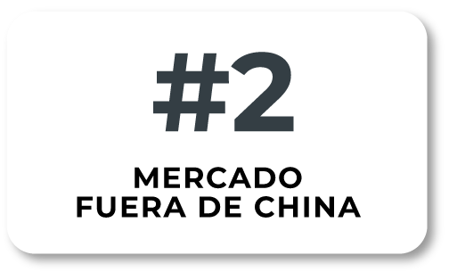 #2 Mercado fuera de China